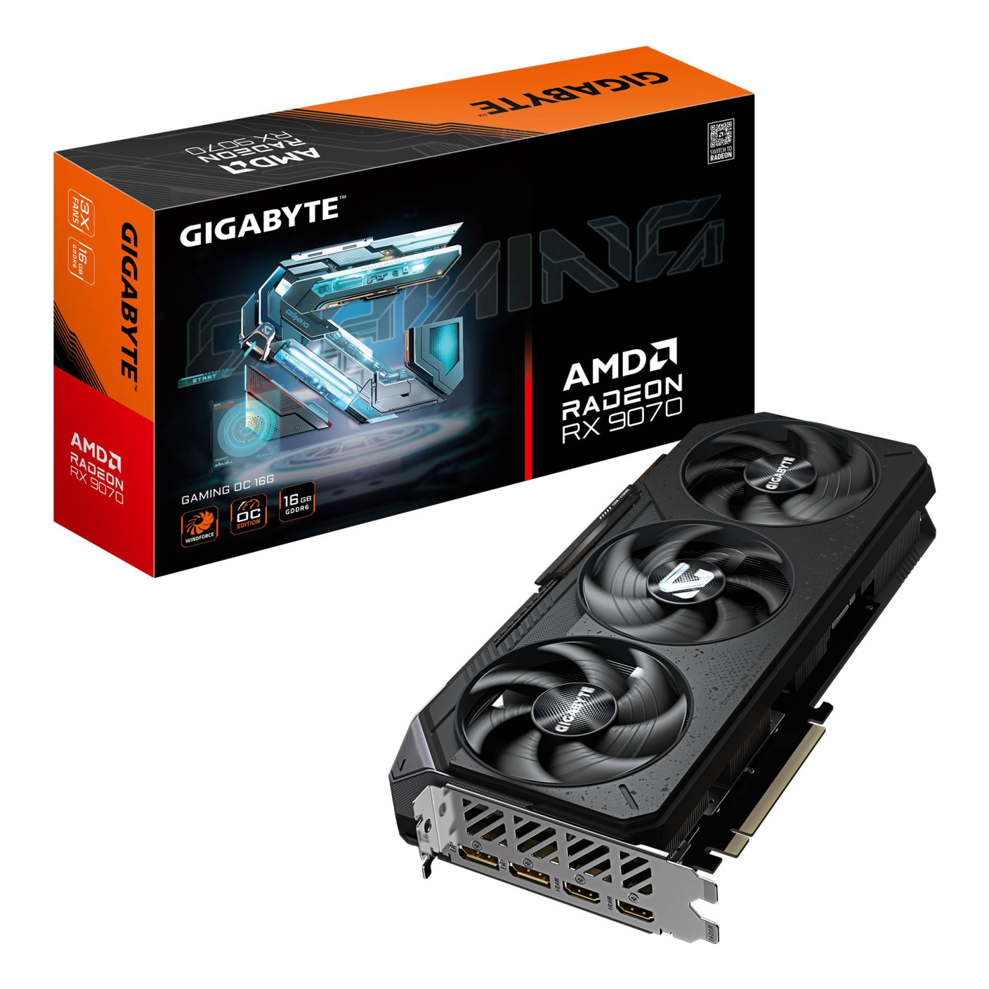 Tarjetas de Video Gaming GIGABYTE GV-R9070GAMING OC-16GD