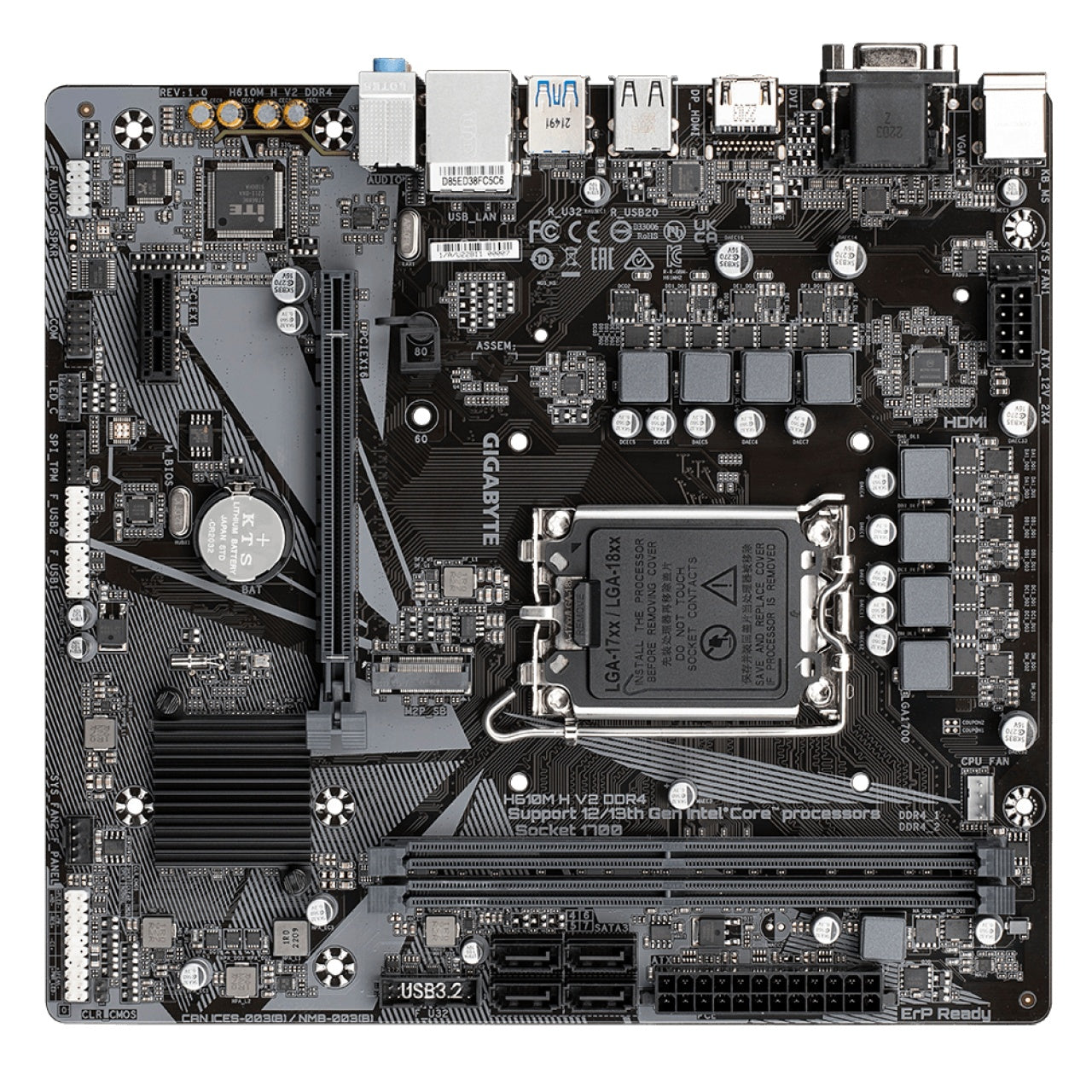 Motherboard GIGABYTE H610M H V2 DDR4