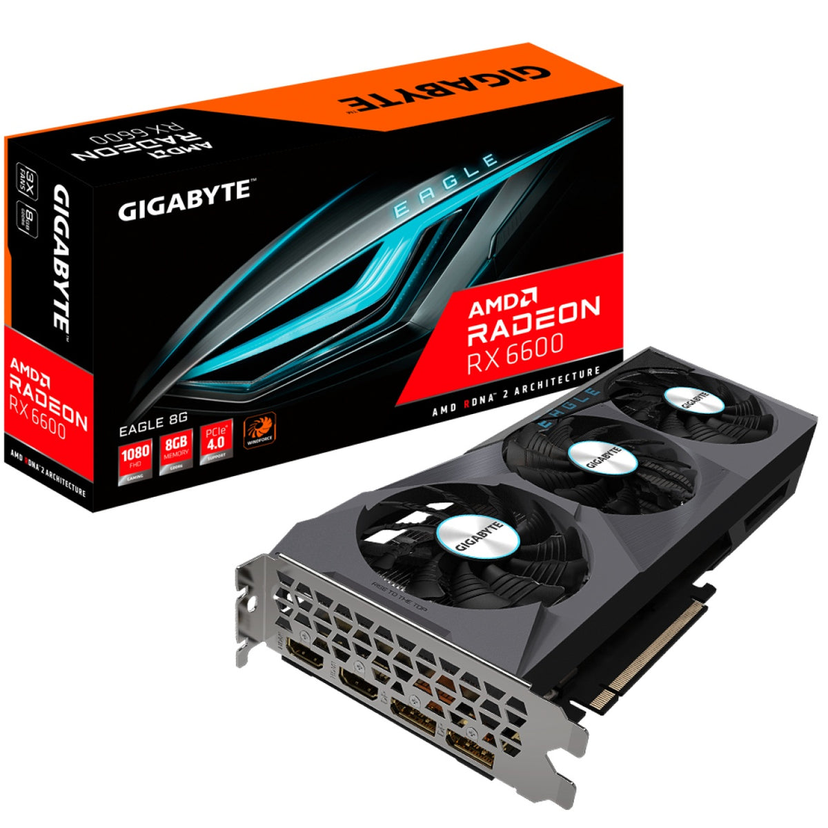Tarjeta de Video Gigabyte GV-R66EAGLE-8GD