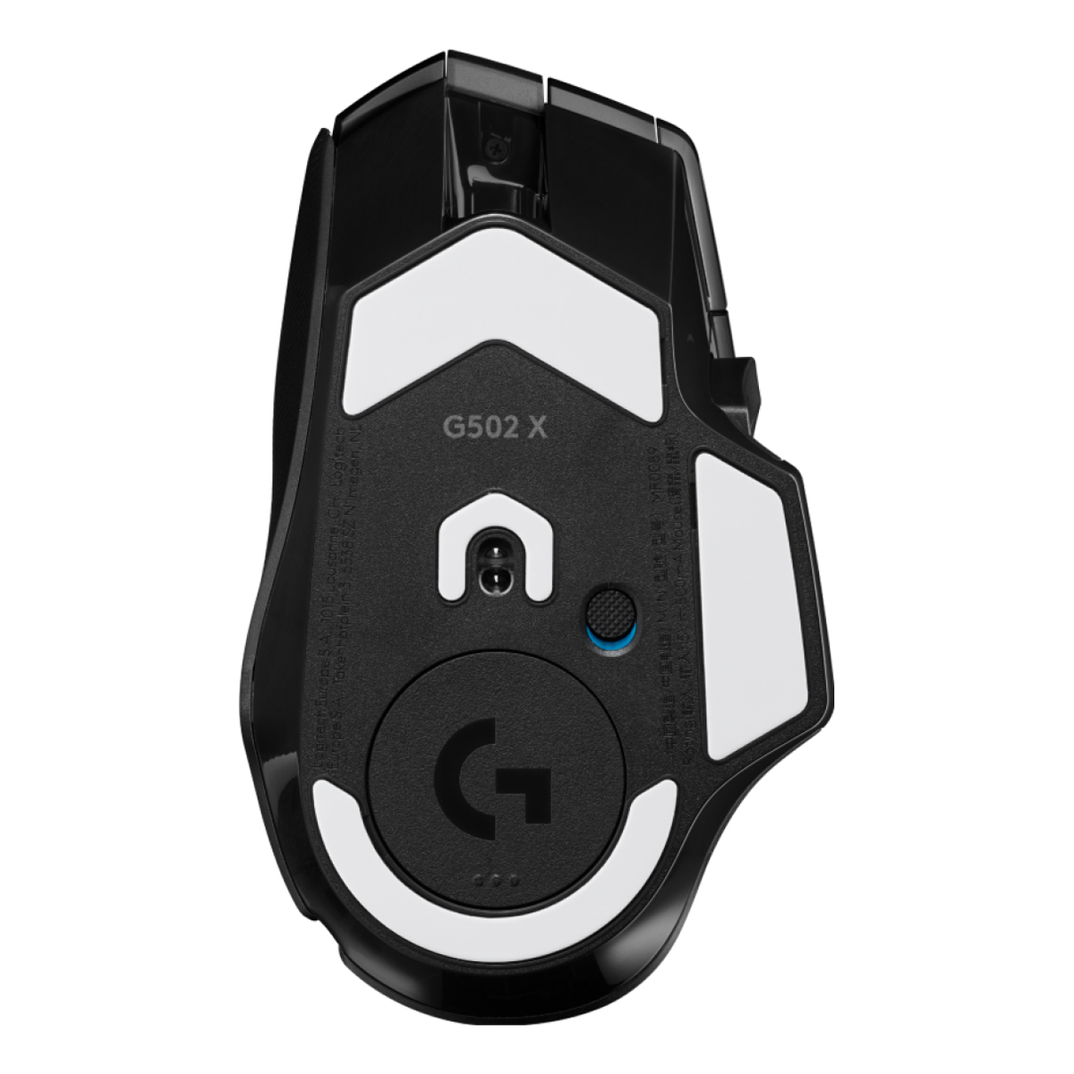 Mouse Gaming Logitech G502 inalámbrico 2.4 GHz óptico 25600 DPI 13 botones Negro (910-006179)