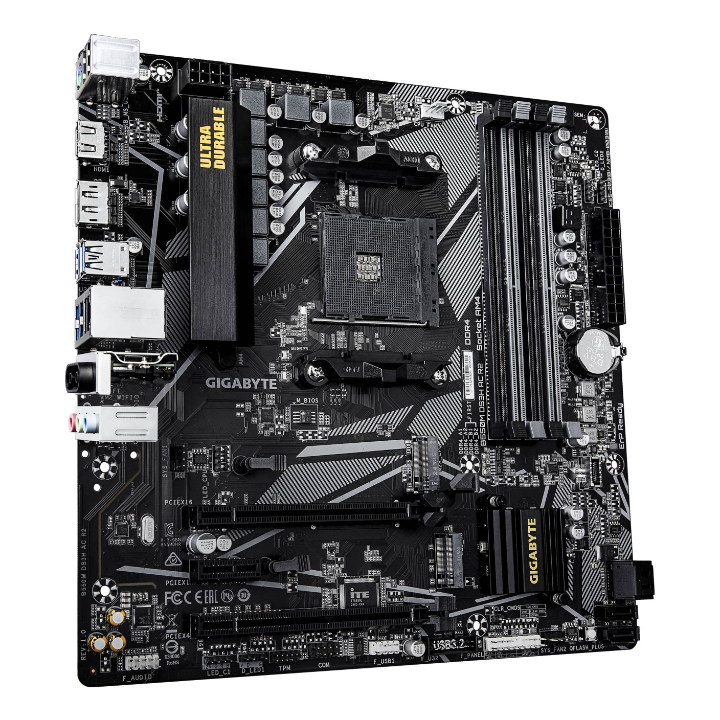 Motherboards GIGABYTE B550M DS3H AC R2