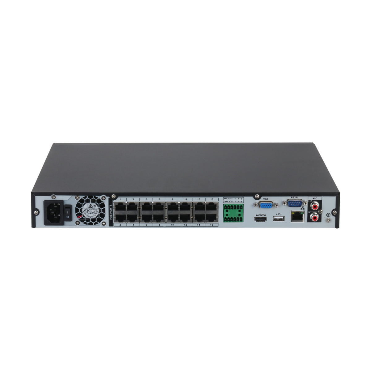 NVR Dahua Technology de 32 Canales con 16 Puertos PoE y Resolución 4K (DHI-NVR4232-16P-4KS3)