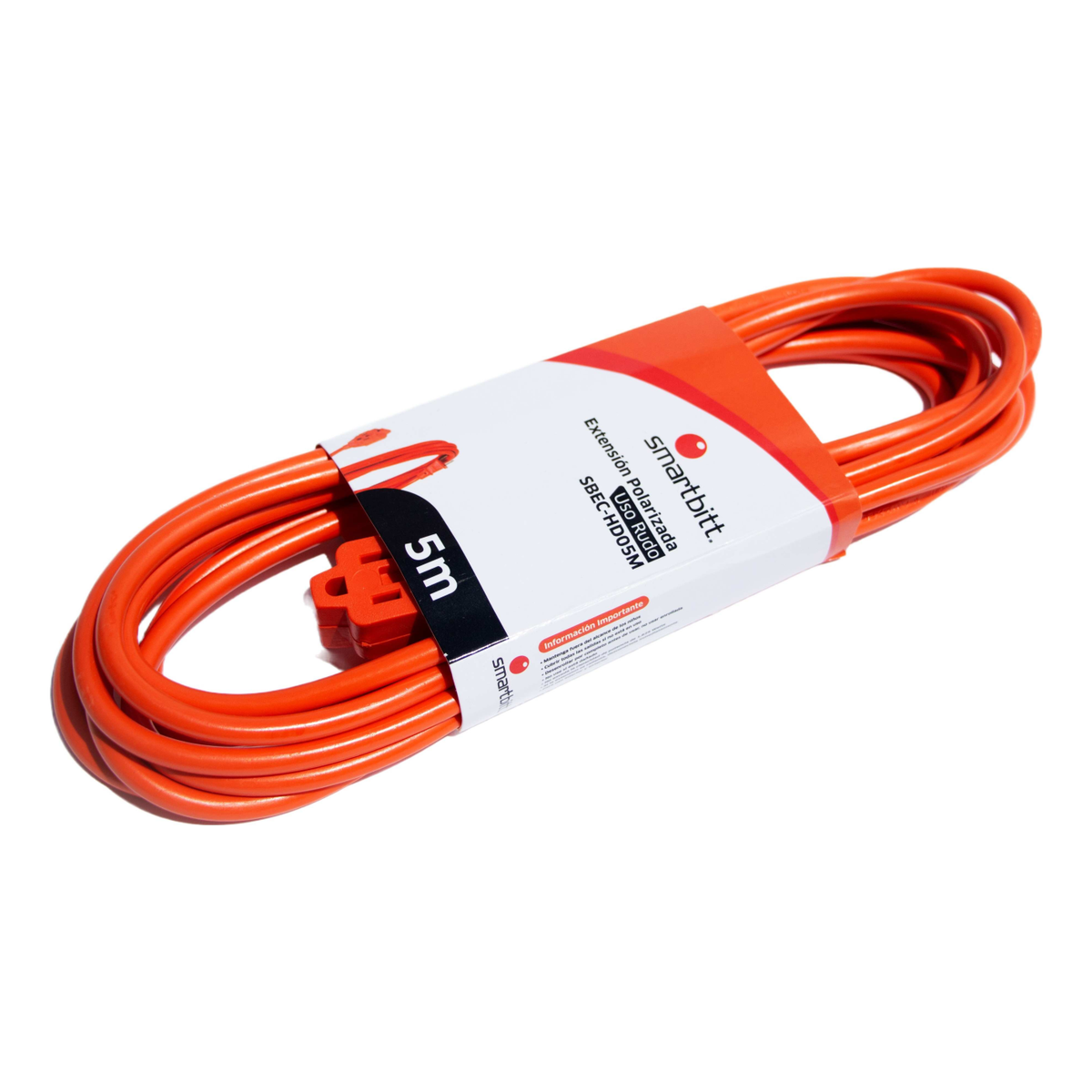 Extensión de Uso Rudo SMARTBITT SBEC-HD05M de 5 m con 3 Contactos