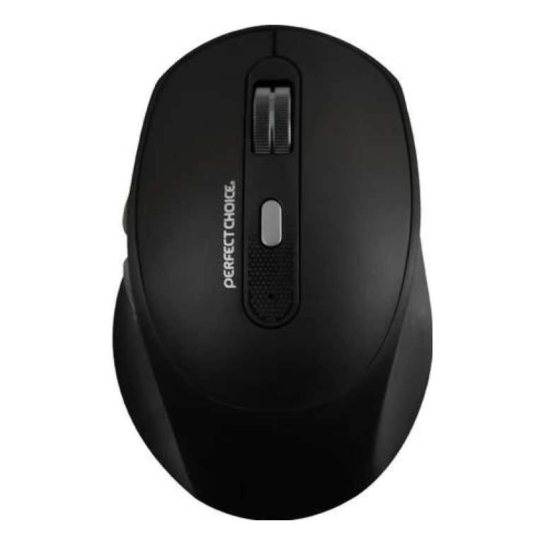 Mouse PERFECT CHOICE PC-045144 inalámbrico 2.4 GHz 1600 DPI 6 botones ergonómico Negro