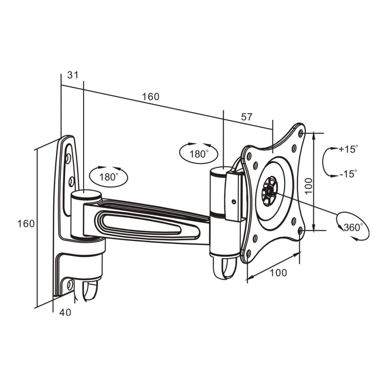 Soporte para Monitor MANHATTAN 423670