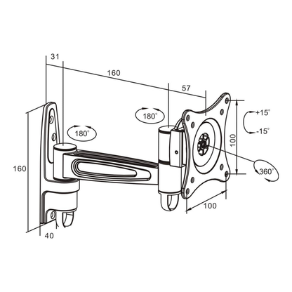 Soporte para Monitor MANHATTAN 423670