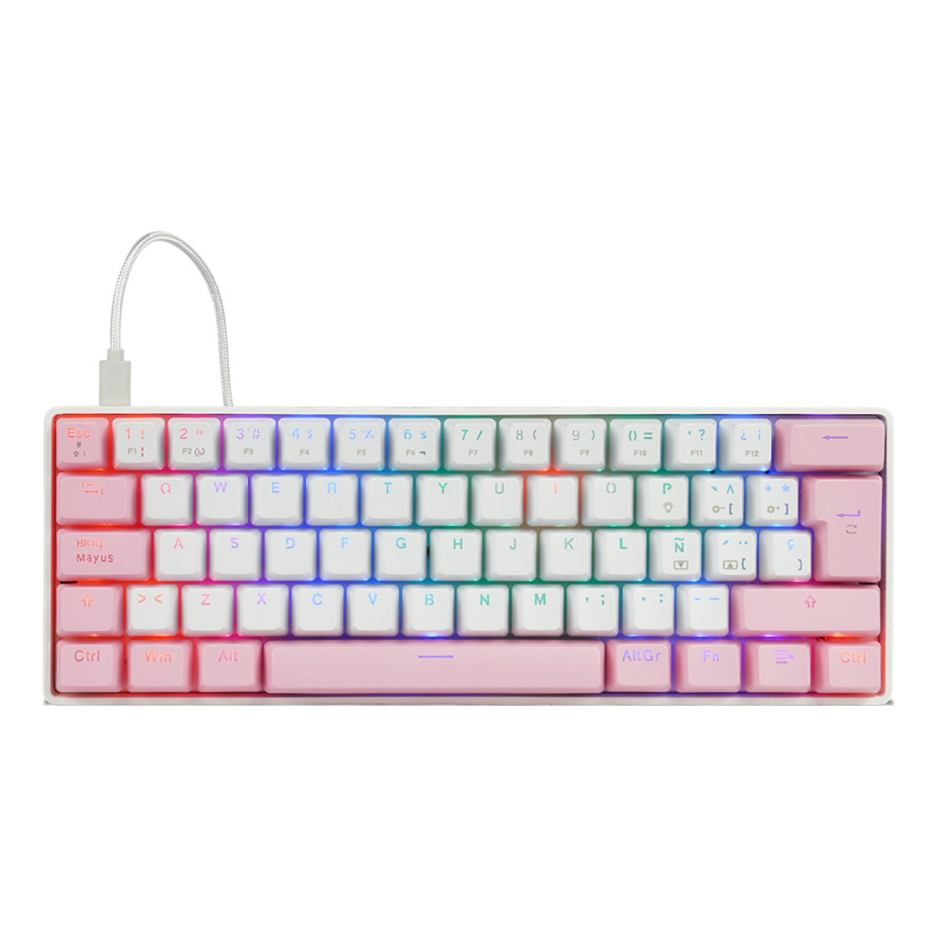 Teclado Mecánico GAME FACTOR KBG560-WH