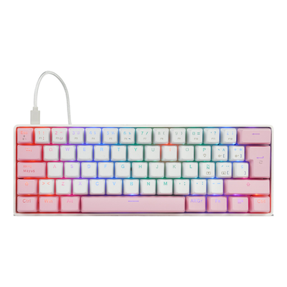Teclado Mecánico GAME FACTOR KBG560-WH