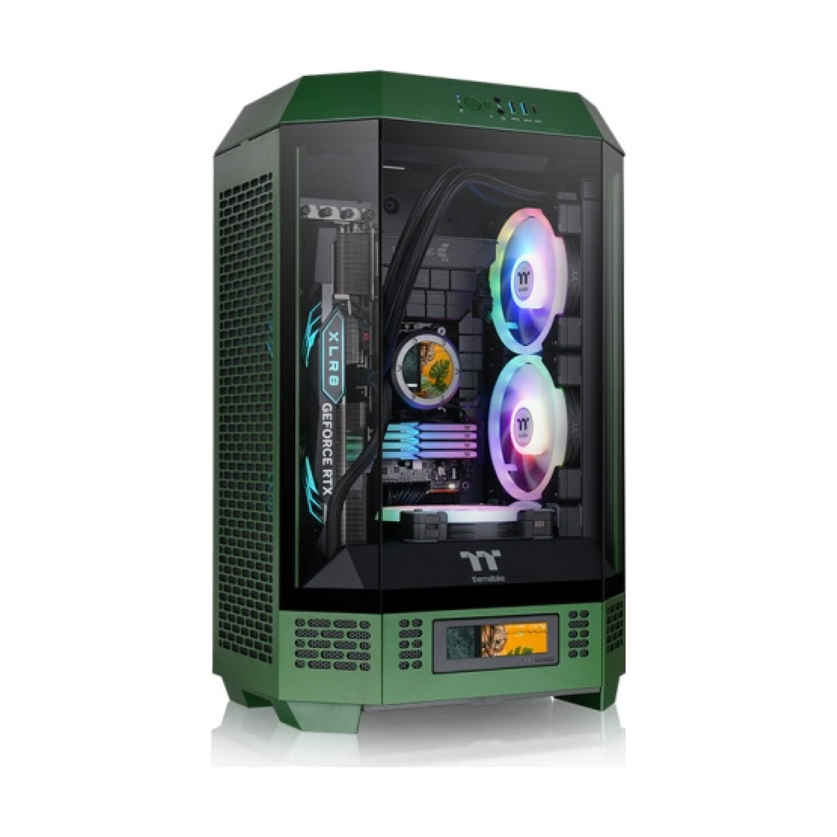 Gabinete Gaming Thermaltake The Tower 300 Verde Racing (CA-1Y4-00SCWN-00)