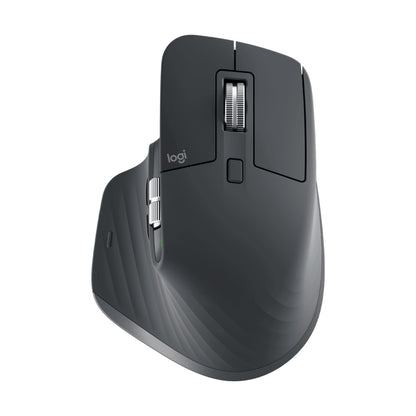 Mouse Logitech MX MASTER 3S Bluetooth/2.4 GHz óptico 8000 DPI 7 botones silencioso Grafito (910-006561)