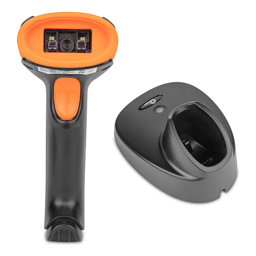 Lector de Códigos de Barras Qian QOB-2DMFE Inalámbrico con Base