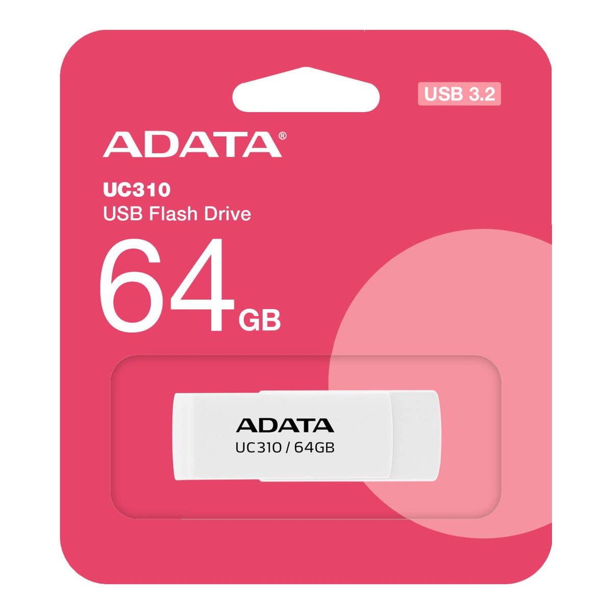 Memoria USB ADATA UC310 64 GB USB 3.2 Gen 1 (UC310-64G-RWH)
