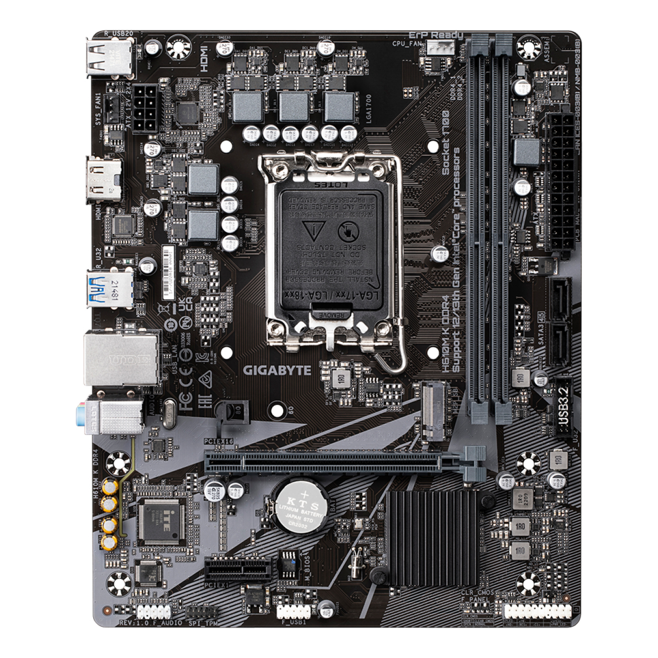 Motherboard GIGABYTE MB GIGABYTE H610M K DDR4