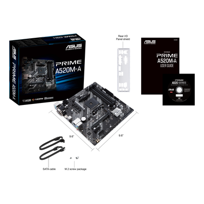 Tarjeta madre gaming ASUS A520M-A II/CSM