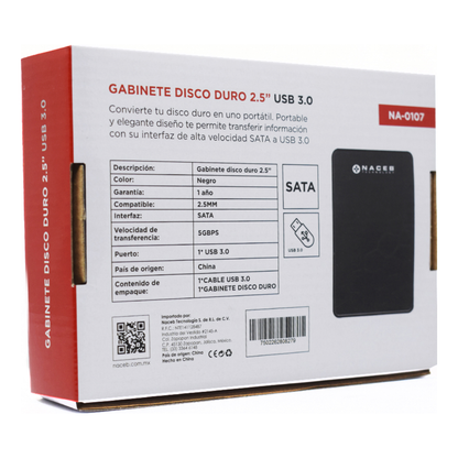 Gabinete Disco Duro Naceb Technology NA-0107