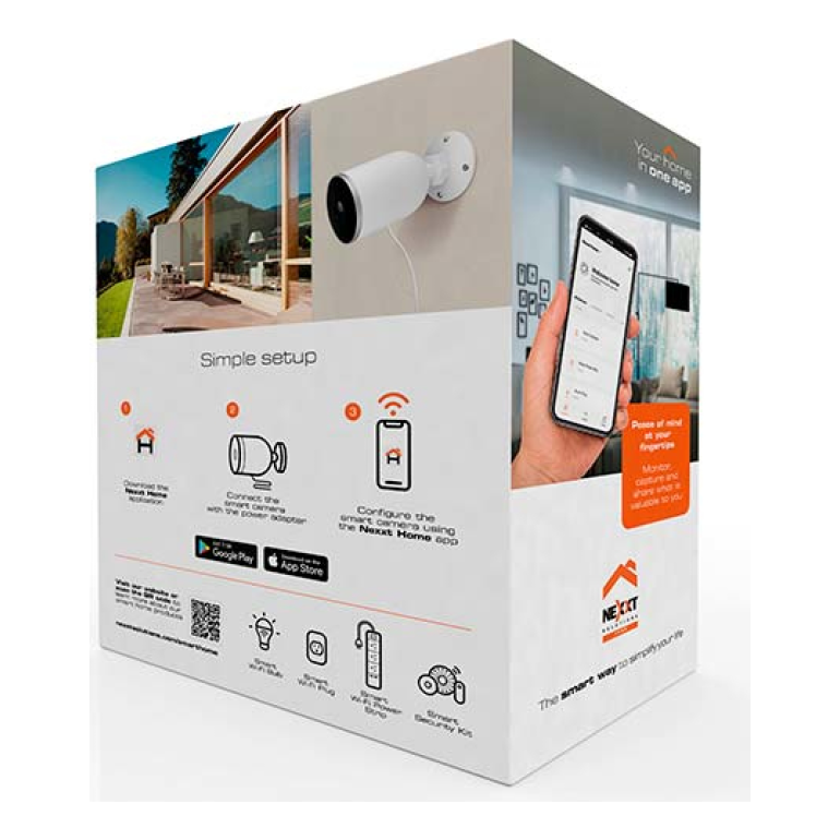 Cámara inteligente Wi-fi Nexxt Solutions Home NHC-O610