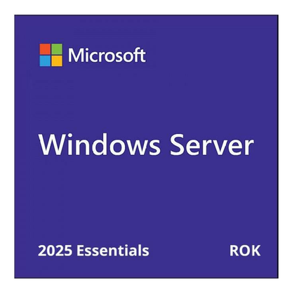 Sistema Operativo Microsoft Windows Server 2025 Essentials, ROK para Servidores Dell (634-CVDT)