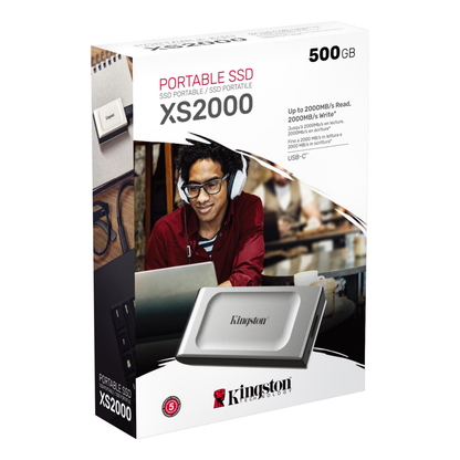 SSD Externo Kingston Technology XS2000 500 GB 2000/2000 MB/s (SXS2000/500G)