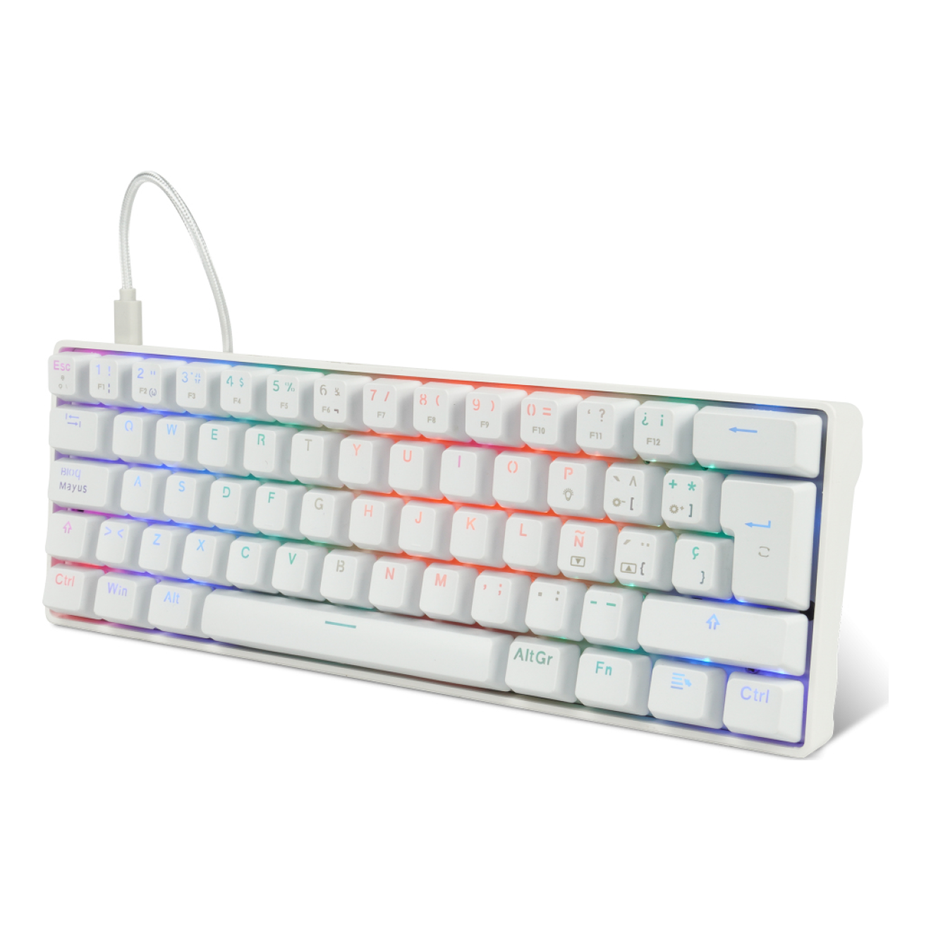 Teclado Mecánico GAME FACTOR KBG560-WH