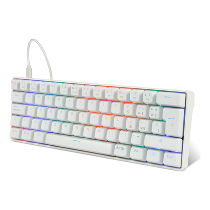 Teclado Mecánico GAME FACTOR KBG560-WH
