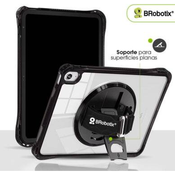 Funda para Tablet BROBOTIX para Ipad con Giro de 360° con Correa de 11 pulgadas (406122)