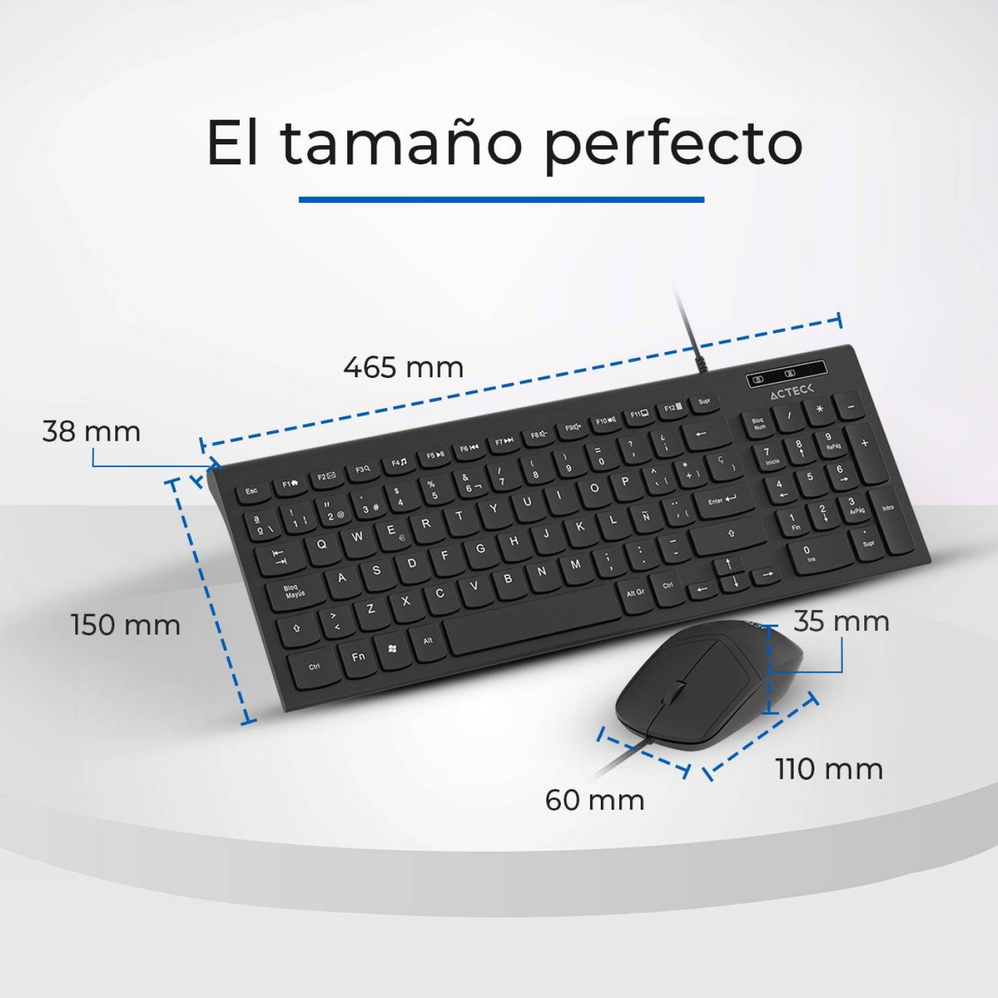 Kits para Teclados y Mouse ACTECK MK235