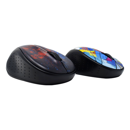 Mouse Naceb Technology NA-0118B inalámbrico 2.4 GHz 1000 DPI 3 botones Negro
