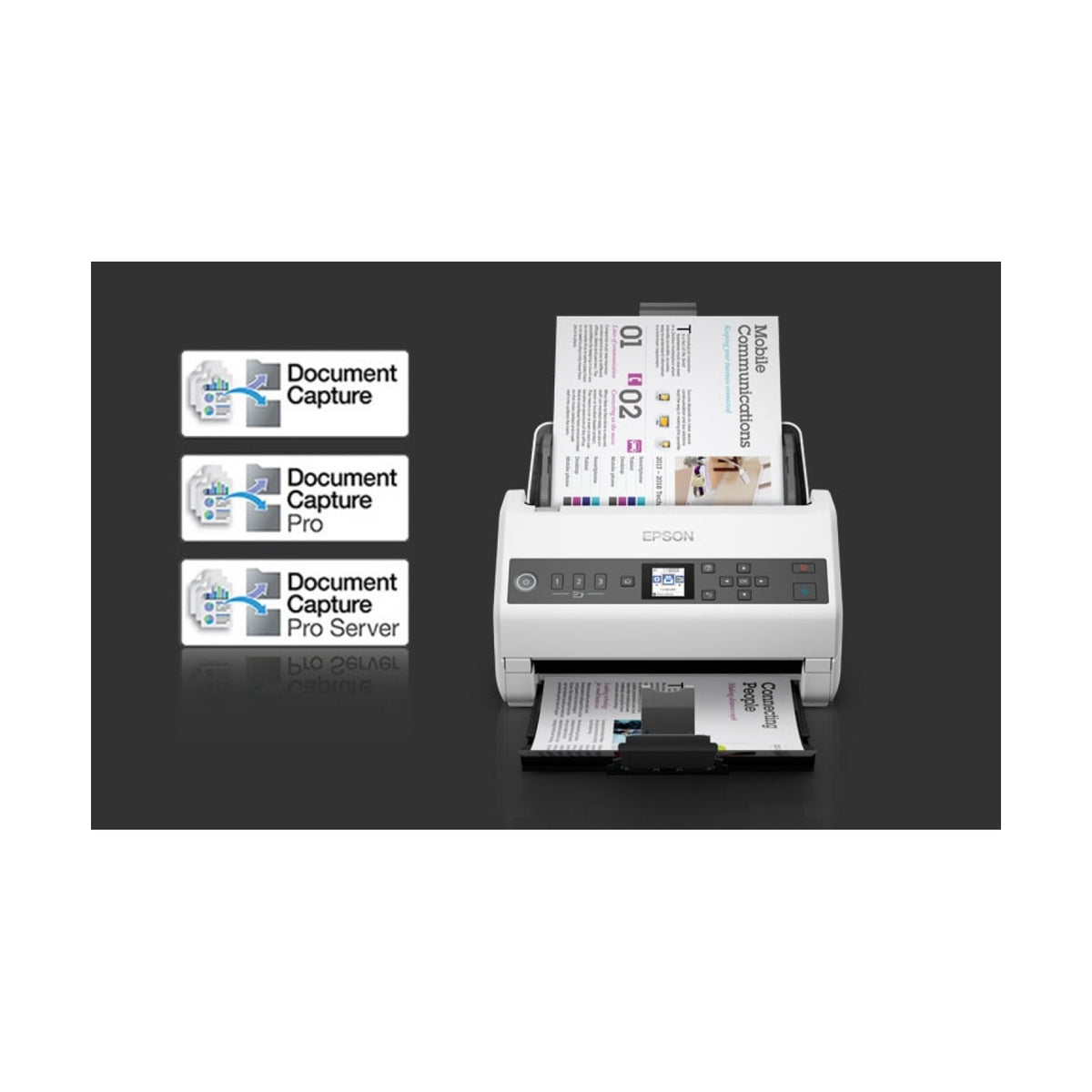 Escáner Epson Alimentación Vertical 500 Páginas (B11B259201)