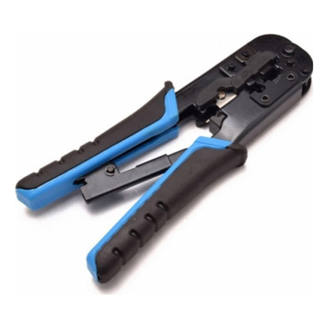 Pinza Crimpeadora  BROBOTIX RJ11/RJ12/RJ45 AZUL