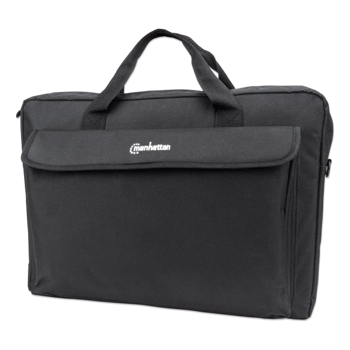 Maletín para Laptop MANHATTAN 439909 para 17.3 pulgadas PVC, Poliéster, Polietileno Negro
