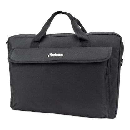 Maletín para Laptop MANHATTAN 439909 para 17.3 pulgadas PVC, Poliéster, Polietileno Negro
