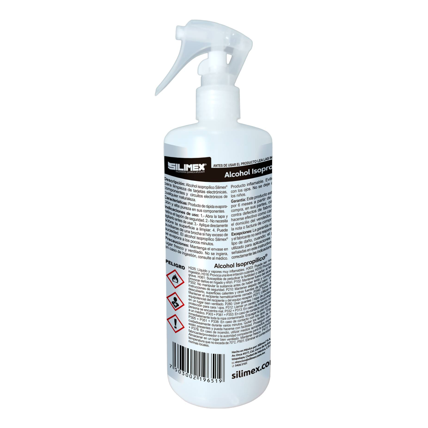 Alcohol Isopropilico SILIMEX 750300219651