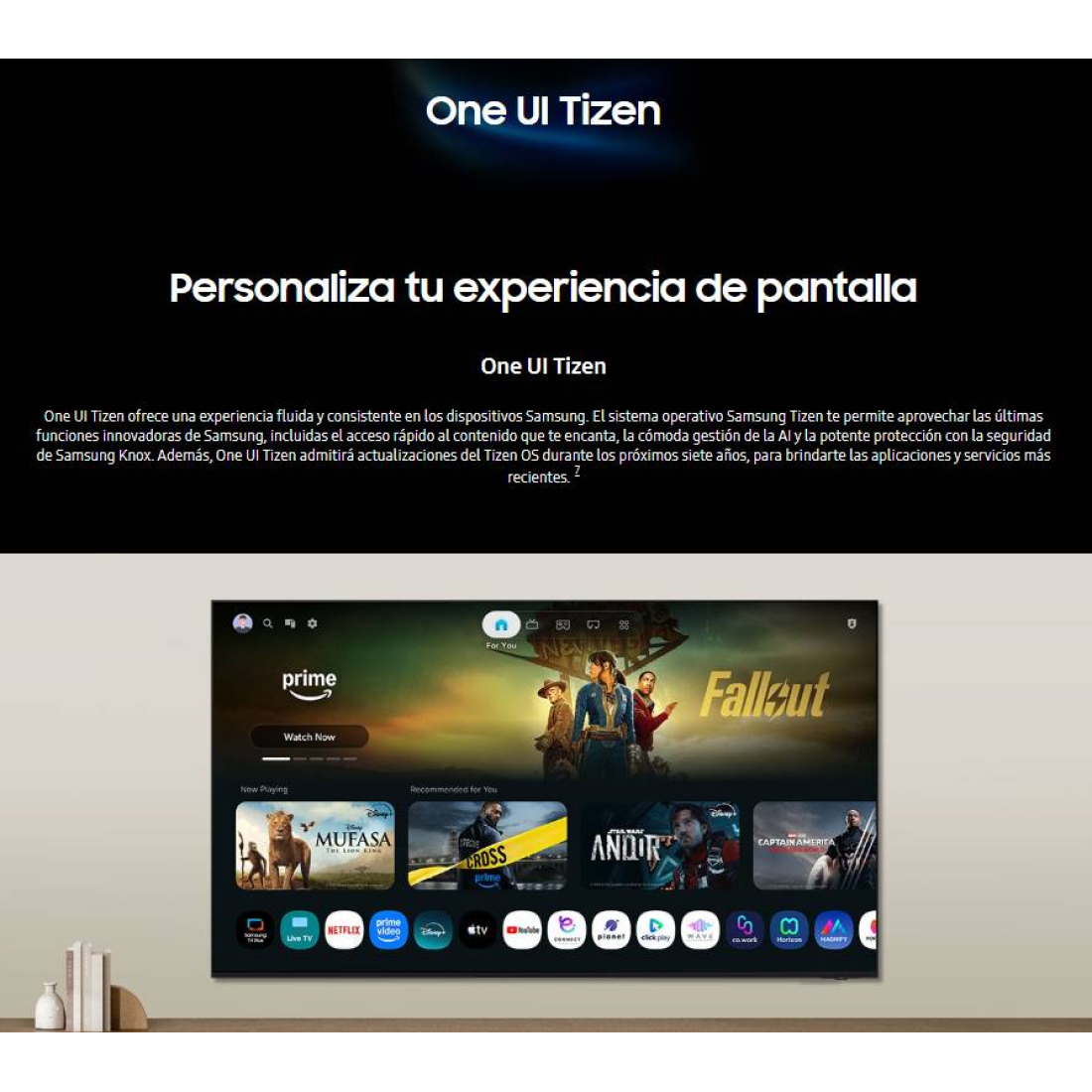 Televisiones SAMSUNG UN50U8200HFXZX