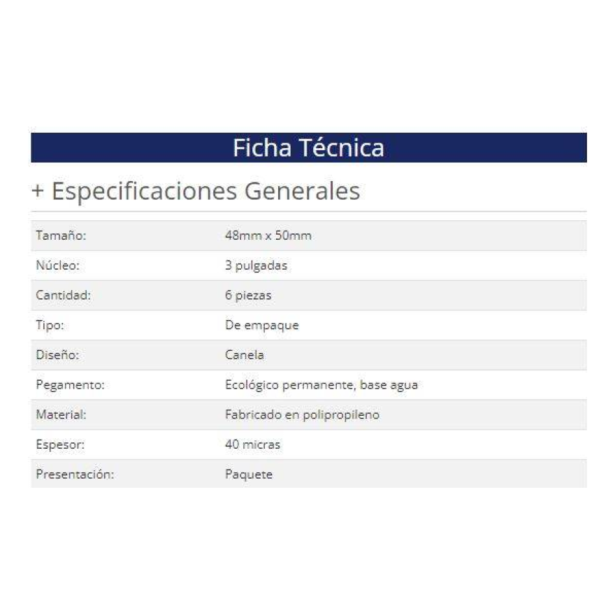 Cinta de empaque Nextep NE-604C