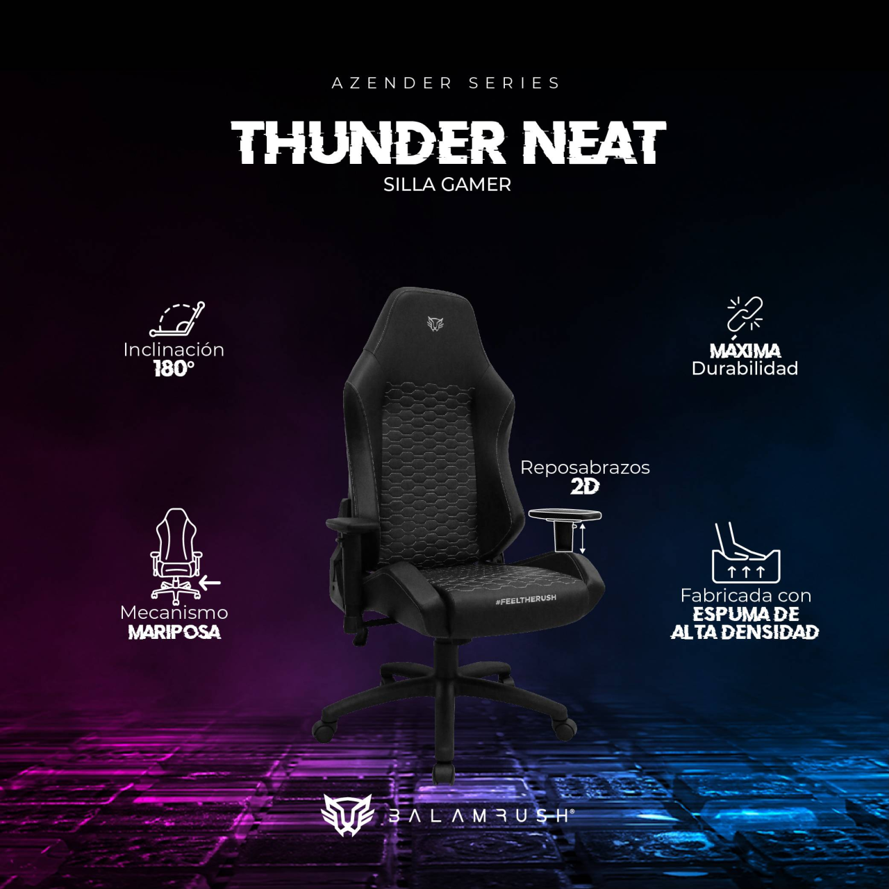 Silla Gaming Balam Rush Thunder Neat
