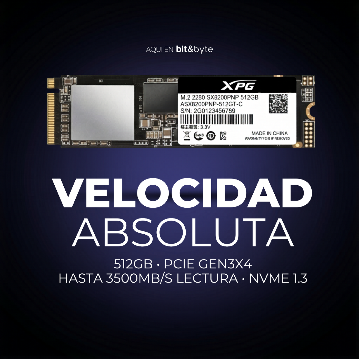 SSD ADATA ASX8200PNP-512GT-C