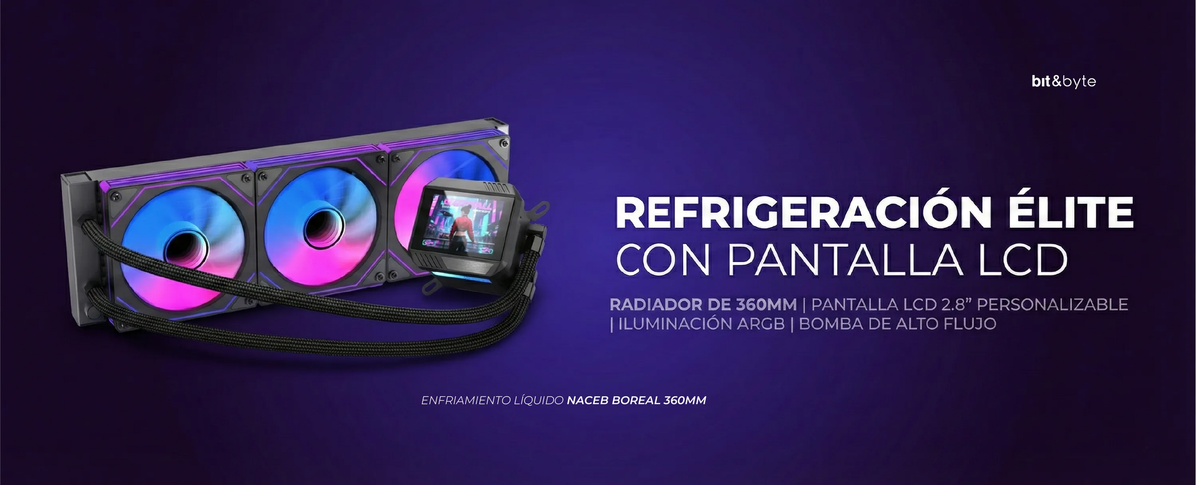 ENFRIAMIENTO LÍQUIDO NACEB BOREAL 360MM