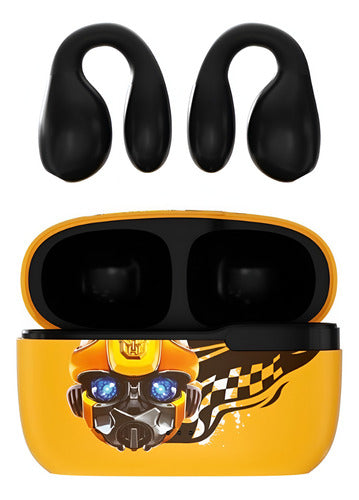 Transformers Tf-t05 Auriculares Inalámbricos Bluetooth Color Amarillo