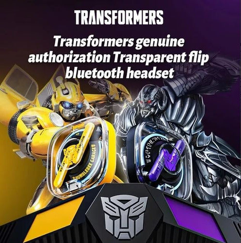 Auriculares Intraurales Inalámbricos Transformers Tf-t03 Color Violeta