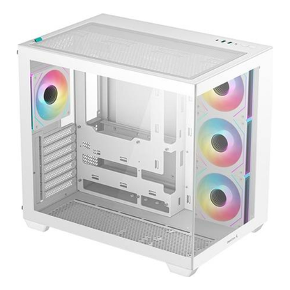 Gabinete Gaming DeepCool CG530 ATX/Micro-ATX ARGB Blanco (R-CG530-WHADA4-G-1)