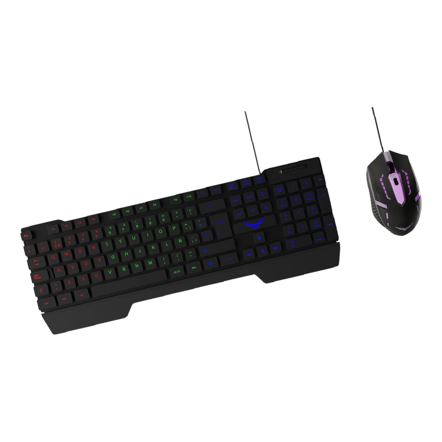 Kit Teclado y Mouse Gamer Naceb Technology Fallen