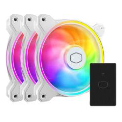 Kit de Ventiladores Cooler Master MasterFan MF120 Halo 2 RGB, 3 x 120 mm (MFL-B2DW-213P2-R2)