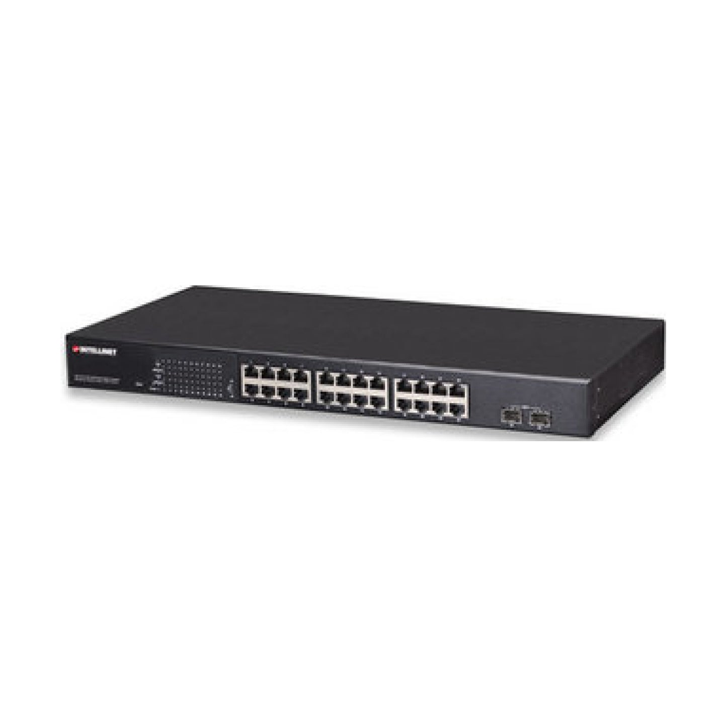 Switch INTELLINET Administrable por Web Gigabit Ethernet de 24 puertos PoE+ y 2 puertos