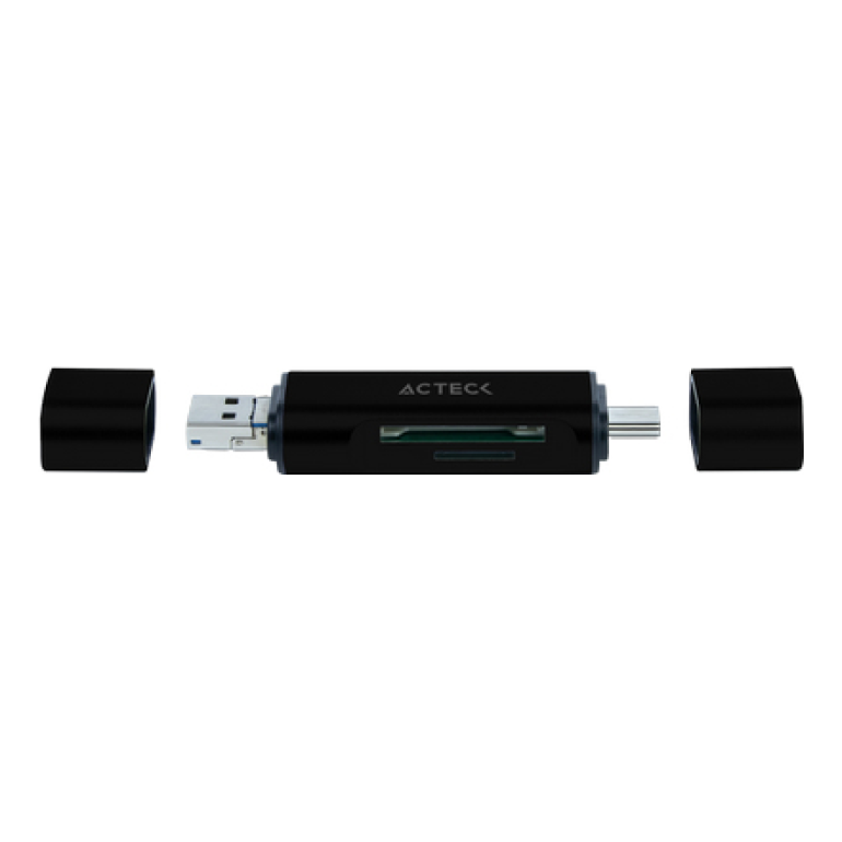 Lector de Memorias ACTECK DH450 USB-C/USB-A/Micro-USB (AC-934824)