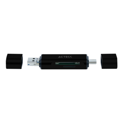 Lector de Memorias ACTECK DH450 USB-C/USB-A/Micro-USB (AC-934824)