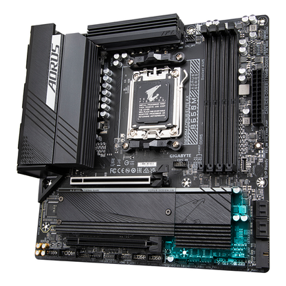 Motherboard Gaming Gigabyte B650M AORUS ELITE AX Socket AM5 Micro-ATX DDR5 Wi-Fi 6E