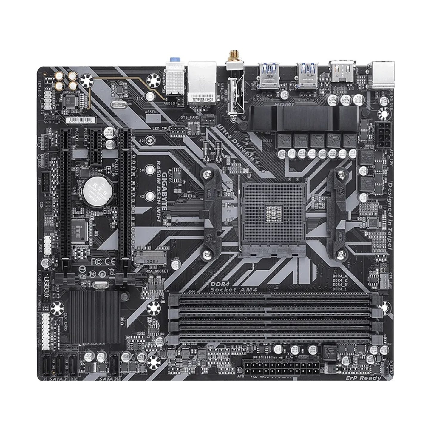 Motherboards GIGABYTE B450M DS3H WIFI