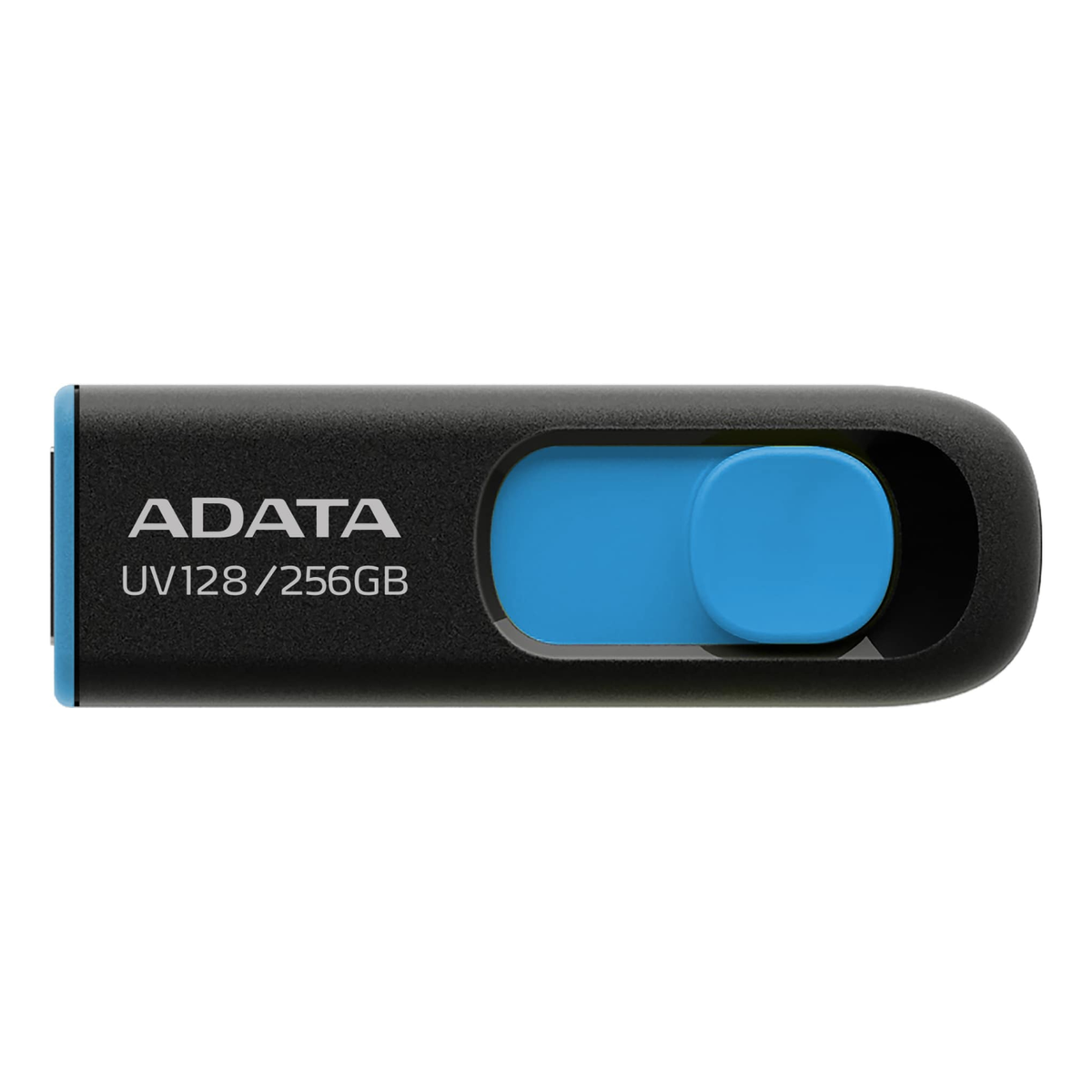 Memoria USB ADATA UV128 256 GB USB 3.2 Gen 1 Negro/Azul (AUV128-256G-RBE)