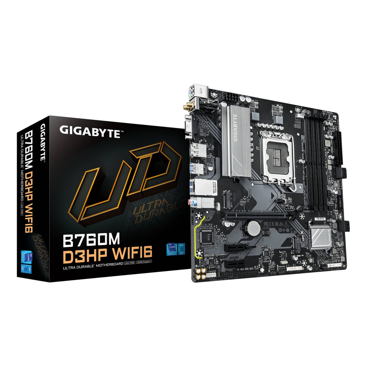 Motherboard Gigabyte B760M D3HP WIFI6 Socket LGA1700 Micro-ATX DDR5