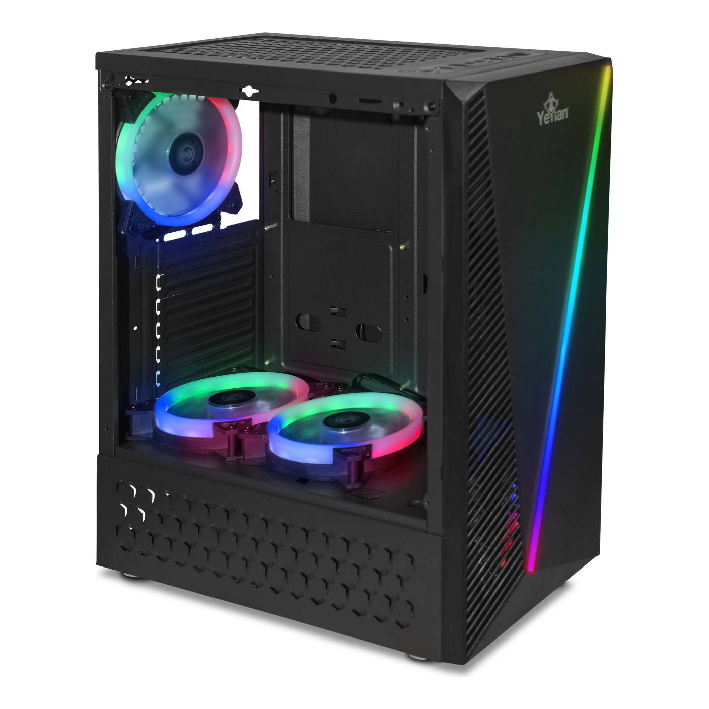 Gabinete Gaming Yeyian YCH-LAR01BK